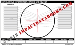 Hawke 1/2 Mil Dot (Laminated)