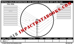 Sig Sauer Horseshoe Dot 5.56-7.62 (Laminated)