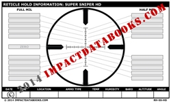 Super Sniper HD Reticle (Laminated)