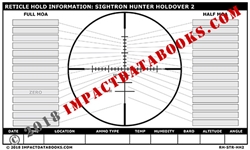 Sightron Hunter Holdover 2 (Laminated)