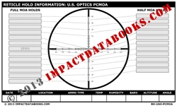 U.S. Optics PCMOA Reticle (Laminated)