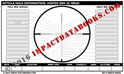 Vortex EBR-2C MRAD Reticle (Laminated)