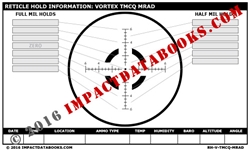 Vortex TMCQ MRAD Reticle (Laminated)