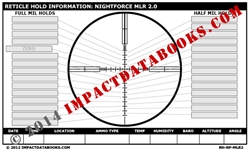 Nightforce MLR2 Reticle